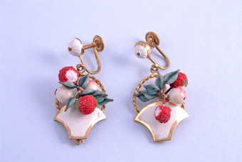 1950's Fruit Screw On Earrings