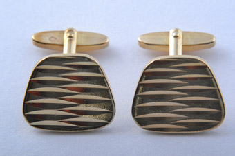 Gilt 1950's Cufflinks