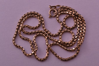 9ct Rose Gold Vintage Box-Type Chain