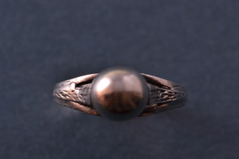 Silver Retro Georges Ring