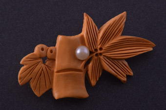 1930's Bamboo-Inspired Brooch