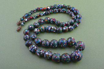1950's Necklace With Venetian Glass Beads
