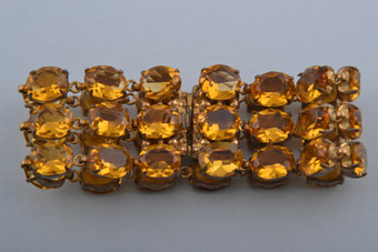 Vintage Amber-Coloured Bracelet