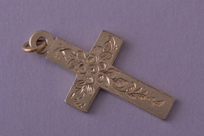 Silver Gilt Edwardian Cross