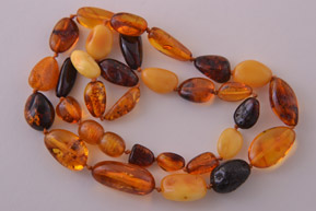 Modern Amber Necklace