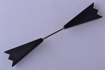 Plastic Art Deco Hat Pin