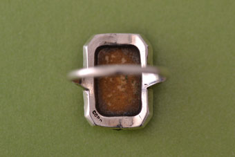 Silver Art Deco Ring