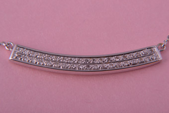 9ct White Gold Necklace