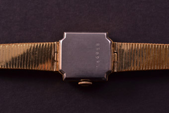 Gilt Retro Rotary Watch