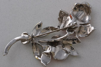 Vintage Floral Brooch