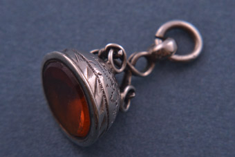 Silver Victorian Fob