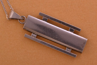 Silver Retro Pendant