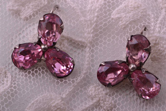 Foiled Crystal Earrings