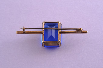 9ct Gold Retro Brooch