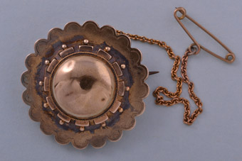 Victorian Brooch With Picture Compartment