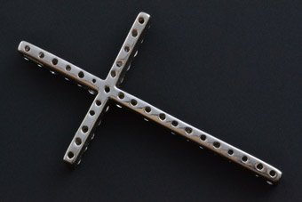 Silver Modern Cross