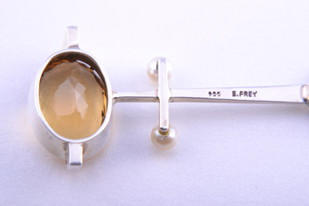 Silver Retro Pendant