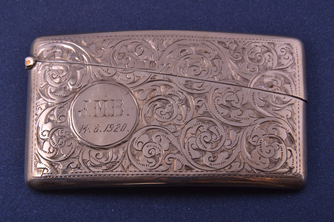 Silver 1910's Lady's Card Case