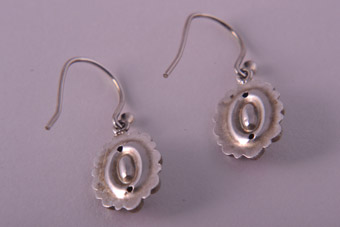 Silver Victorian Earrings