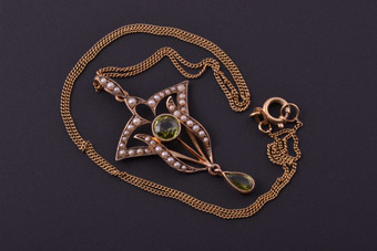 Gold Victorian Pendant