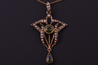 Gold Victorian Pendant