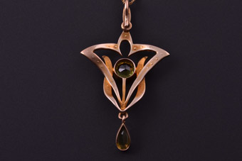 Gold Victorian Pendant