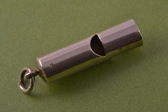 Silver Edwardian Whistle