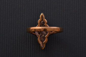 Gold Art Deco Ring