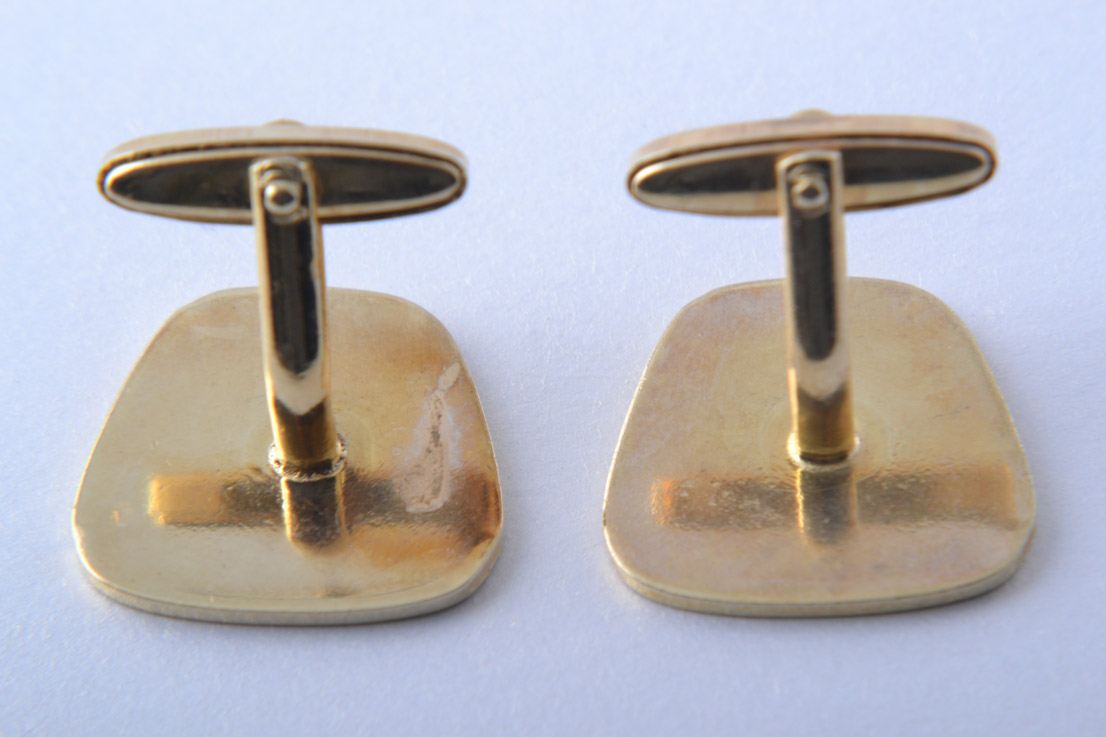 Gilt 1950's Cufflinks 469c | Amanda Appleby