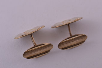 Gilt Retro Cufflinks