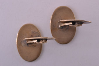 Gilt Retro Cufflinks