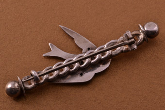 Silver Victorian Brooch