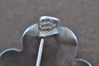 Silver Retro Brooch