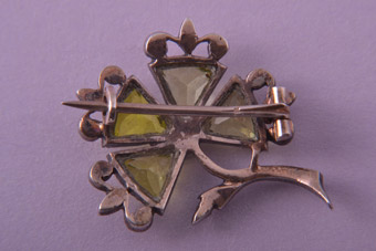 Silver Victorian Brooch
