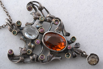 Silver Victorian Pendant