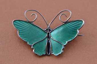 Vintage Butterfly Brooch 