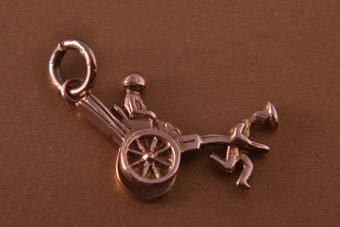 9ct Gold Rickshaw Charm
