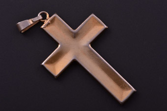 Vintage Damascene Cross
