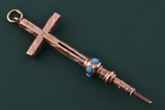 9ct Gold Victorian Cross