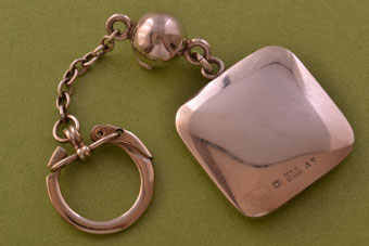 Silver Vintage Keyring