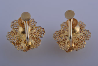 Silver Gilt Earrings