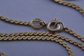 10ct Gold Link Chain