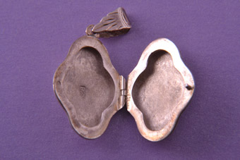 Silver Modern Locket