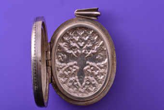 Niello Victorian Locket