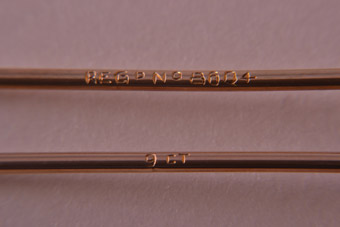Gold Victorian Hair Pins