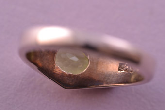 Silver Modern Ring