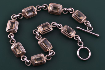 Silver Modern Bracelet