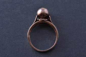Silver Retro Georges Ring