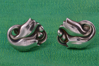 Silver Retro Earrings