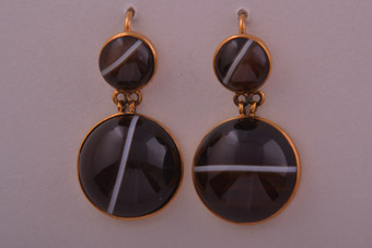 Gold Victorian Earrings